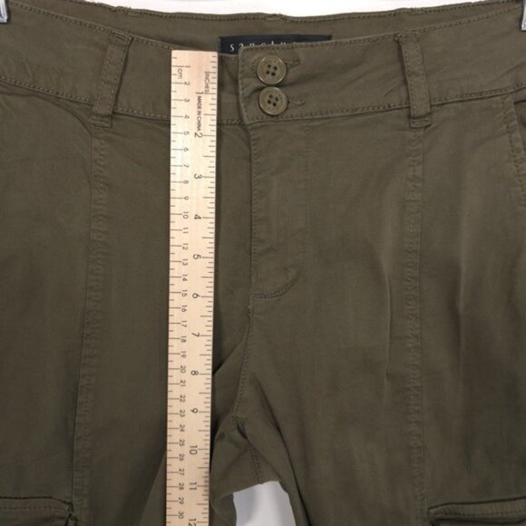 Sanctuary Size 26 Rebel Standard Rise Pants Hiker Green Women's Utility Military - Picture 8 of 16